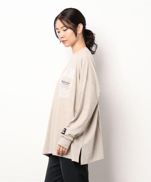 FIG&VIPER（フィグアンドバイパー）の「Vortex BIGロンT（Tシャツ/カットソー・レディース・ベージュ/カーキ/ダークグレー・FREE）」の5枚目の写真