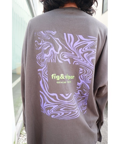 FIG&VIPER（フィグアンドバイパー）の「Vortex BIGロンT（Tシャツ/カットソー・レディース・ベージュ/カーキ/ダークグレー・FREE）」の11枚目の写真