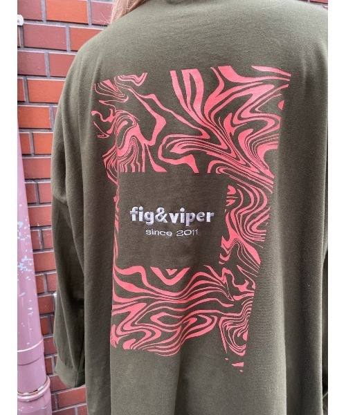 FIG&VIPER（フィグアンドバイパー）の「Vortex BIGロンT（Tシャツ/カットソー・レディース・ベージュ/カーキ/ダークグレー・FREE）」の16枚目の写真