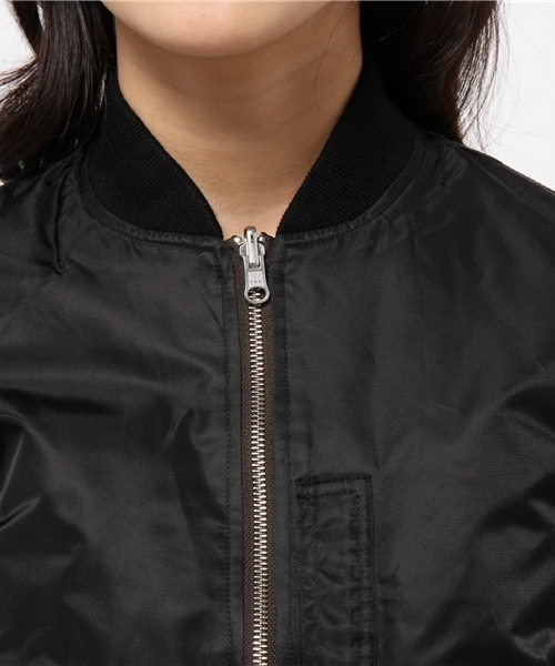 BAYFLOW(ベイフロー)の「BAYFLOW/【KIFFE(キッフェ)】 MA-1(ミリタリージャケット・レディース・ブラック/ネイビー・MEDIUM/SMALL)」の9枚目の写真