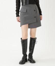ALAND | 3.3Field Trip／アシメWRAPミニスカート　2218869(スカート)