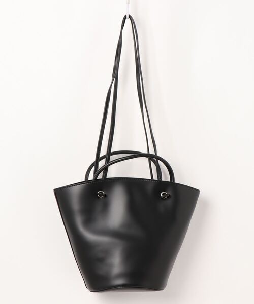 Settimissimo（セッティミッシモ）の「ポーチ付き2WAYハンドルバッグ（ハンドバッグ・レディース・ブラック/キャメル・FREE）」の4枚目の写真