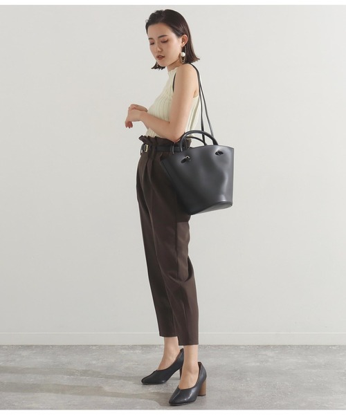 Settimissimo（セッティミッシモ）の「ポーチ付き2WAYハンドルバッグ（ハンドバッグ・レディース・ブラック/キャメル・FREE）」の7枚目の写真