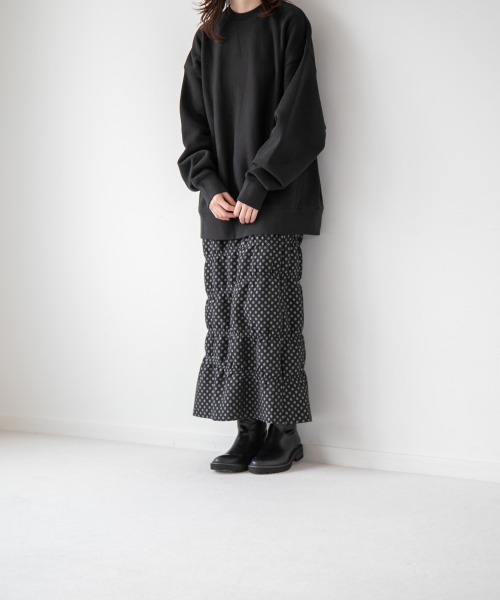 yuw（ユウ）の「UNISEX FLEECE PULLOVER　238895（スウェット・レディース・ブラック/ライトグレー/カーキ/イエロー・FREE）」の8枚目の写真