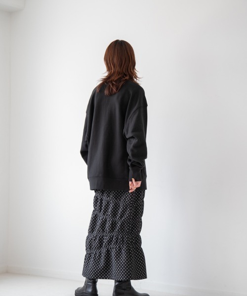 yuw（ユウ）の「UNISEX FLEECE PULLOVER　238895（スウェット・レディース・ブラック/ライトグレー/カーキ/イエロー・FREE）」の7枚目の写真