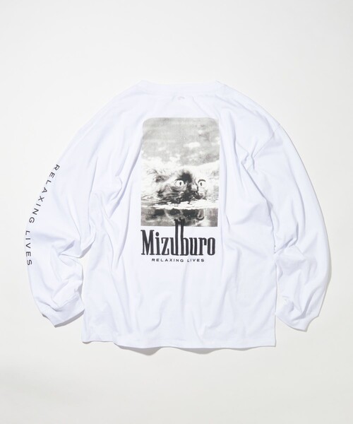 FREAK'S STORE(フリークスストア)の「SAUVENIR/サウベニア MIZUBURO LONG SLEEVE TEE/ミズブロ ロングスリーブ Tシャツ(Tシャツ/カットソー・メンズ・ホワイト/ブラック/その他9・SMALL/MEDIUM/LARGE)」の15枚目の写真
