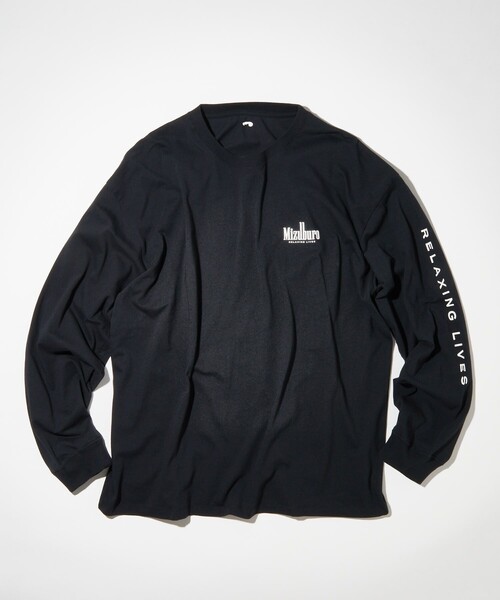 FREAK'S STORE(フリークスストア)の「SAUVENIR/サウベニア MIZUBURO LONG SLEEVE TEE/ミズブロ ロングスリーブ Tシャツ(Tシャツ/カットソー・メンズ・ホワイト/ブラック/その他9・SMALL/MEDIUM/LARGE)」の20枚目の写真