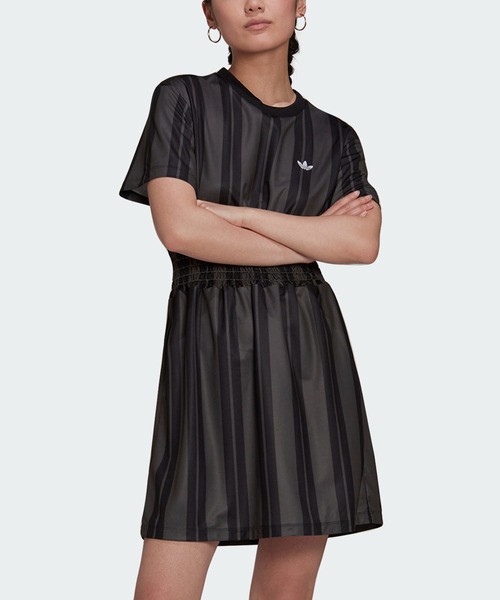 セール スモッキング ストライプワンピース アディダスオリジナルス ワンピース Adidas アディダス のファッション通販 Zozotown