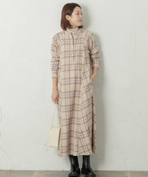 URBAN RESEARCH Sonny Label | パウダータッチ起毛ネルシャツワンピース(ワンピース)