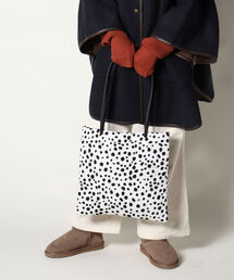 中綿アニマル柄トートバッグ