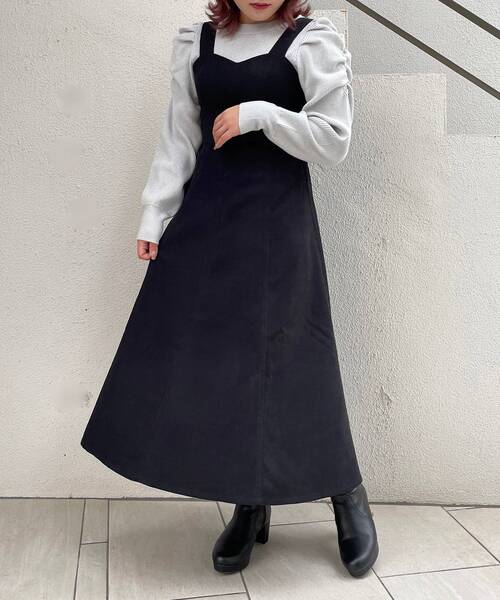 MAJESTIC LEGON（マジェスティックレゴン）の「ボリュームショルダーニット（ニット/セーター・レディース・ブラック/ベージュ/ブラウン/グレー/アイボリー・SMALL/MEDIUM）」の12枚目の写真