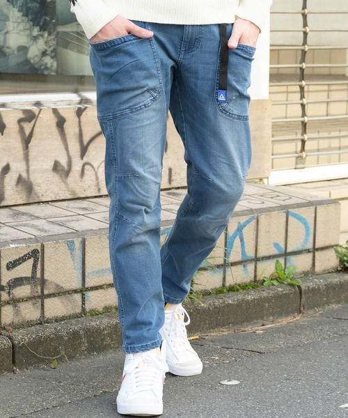 GERRY（ジェリー）の「GERRY ストレッチクライミングパンツ（カーゴパンツ・メンズ・ベージュ/サックスブルー/カーキ/ブラック/ブルー・SMALL/X-LARGE/MEDIUM/LARGE）」の4枚目の写真