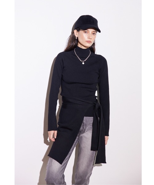 ALEXIA STAM（アリシアスタン）の「High Neck Rib Knit Top With