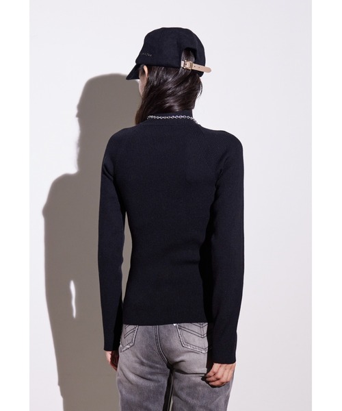 アリシアスタン　ハイネックニットトップス ALEXIA STAM（アリシアスタン）の「High Neck Rib Knit Top With