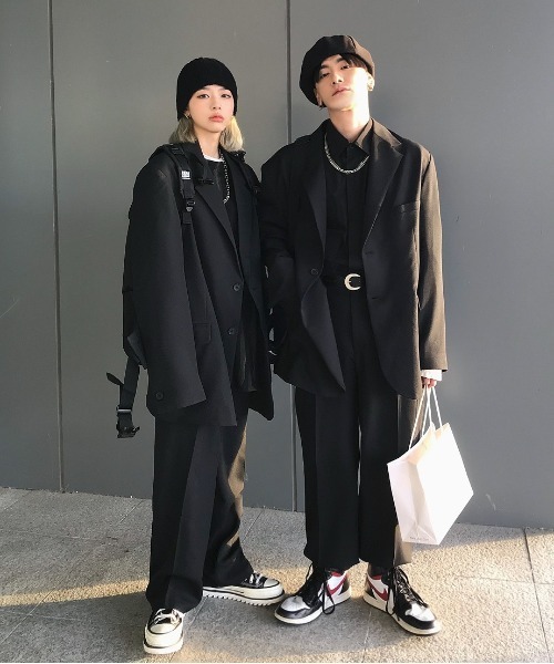 HOLY IN CODE（ホーリーインコード）の「HOLY IN CODE 繧ｪ繝ｼ繝舌・繝輔ぅ繝・ヨ繧ｹ繝ｩ繝・け繧ｹ（スラックス・メンズ・ブラック・MEDIUM/LARGE）」の17枚目の写真