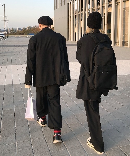 HOLY IN CODE（ホーリーインコード）の「HOLY IN CODE 繧ｪ繝ｼ繝舌・繝輔ぅ繝・ヨ繧ｹ繝ｩ繝・け繧ｹ（スラックス・メンズ・ブラック・MEDIUM/LARGE）」の18枚目の写真