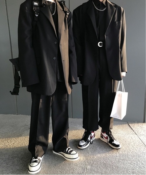 HOLY IN CODE（ホーリーインコード）の「HOLY IN CODE 繧ｪ繝ｼ繝舌・繝輔ぅ繝・ヨ繧ｹ繝ｩ繝・け繧ｹ（スラックス・メンズ・ブラック・MEDIUM/LARGE）」の16枚目の写真