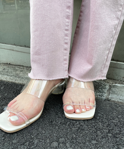 Chico（チコ）の「ダメージ加工デニムパンツ（デニムパンツ・レディース・ブルー・SMALL）」の2枚目の写真