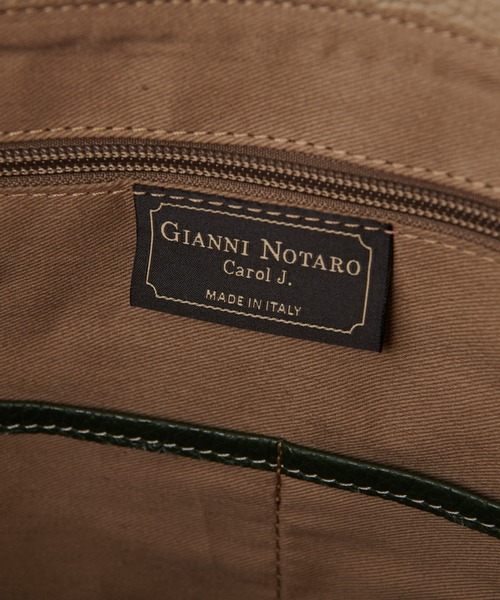 BEARDSLEY（ビアズリー）の「《GIANNI NATARO CAROL J》レザーバッグ（ショルダーバッグ・レディース・ベージュ/カーキ・FREE）」の17枚目の写真