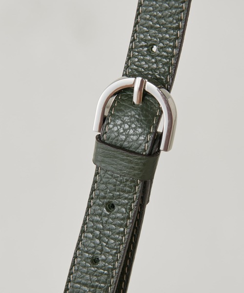 BEARDSLEY（ビアズリー）の「《GIANNI NATARO CAROL J》レザーバッグ（ショルダーバッグ・レディース・ベージュ/カーキ・FREE）」の11枚目の写真