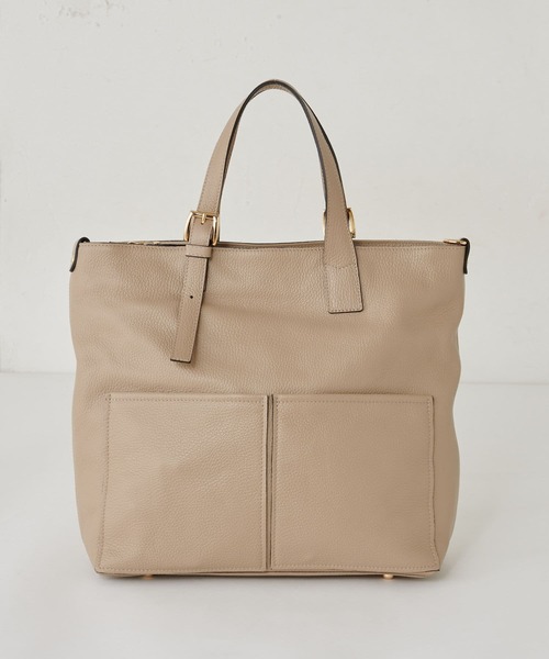 BEARDSLEY（ビアズリー）の「《GIANNI NATARO CAROL J》レザーバッグ（ショルダーバッグ・レディース・ベージュ/カーキ・FREE）」の18枚目の写真