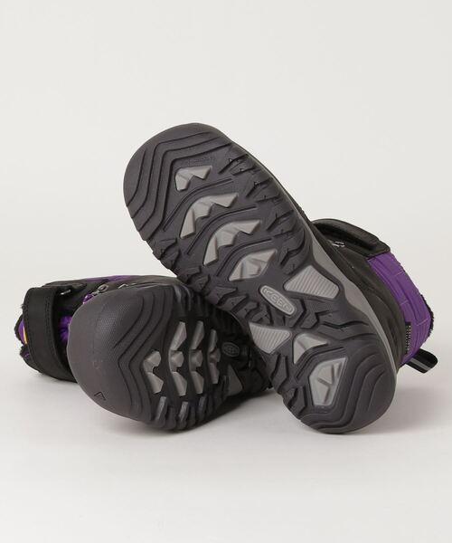 KEEN(キーン)の「GRETA BOOT WP / グレタ ブーツ ウォータープルーフ / キッズ ブーツ(ブーツ・キッズ・ブラック×パープル・21cm/22.5cm/23.5cm/20cm/22cm)」の2枚目の写真