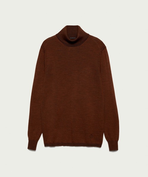 SISLEY(シスレー)の「タートルネックニット・セーター(ニット/セーター・メンズ・ブラウン・SMALL/MEDIUM/LARGE)」の5枚目の写真