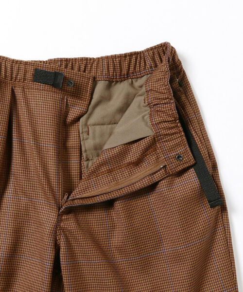 BEAMS(ビームス)の「BEAMS / ウェビング バギー テーパード チェック パンツ(その他パンツ・メンズ・ネイビー/ブラウン・SMALL/MEDIUM/LARGE/X-LARGE)」の15枚目の写真