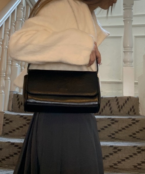 MANGROVE（マングローブ）の「シンプルミニマルショルダー（ショルダーバッグ・レディース・ホワイト/ブラック/ブラウン/イエロー・FREE）」の22枚目の写真