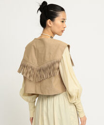 Ray BEAMS | NOMA t.d. × Ray BEAMS / 別注 フリンジ ベスト(ベスト)