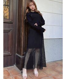 RESEXXY | 2wayメッシュレイヤードキャミワンピース(ワンピース)