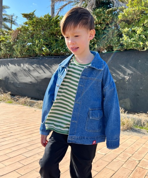NESTA BRAND(ネスタブランド)の「NESTA KIDS(ネスタキッズ) / デニムジャケット(デニムジャケット・キッズ・ブルー・130/110/120/90/100)」の2枚目の写真