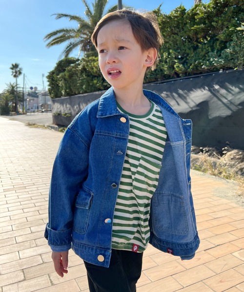 NESTA BRAND(ネスタブランド)の「NESTA KIDS(ネスタキッズ) / デニムジャケット(デニムジャケット・キッズ・ブルー・130/110/120/90/100)」の3枚目の写真