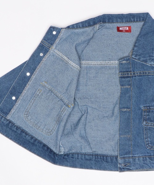 NESTA BRAND(ネスタブランド)の「NESTA KIDS(ネスタキッズ) / デニムジャケット(デニムジャケット・キッズ・ブルー・130/110/120/90/100)」の13枚目の写真
