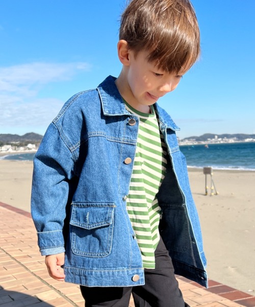 NESTA BRAND(ネスタブランド)の「NESTA KIDS(ネスタキッズ) / デニムジャケット(デニムジャケット・キッズ・ブルー・130/110/120/90/100)」の14枚目の写真