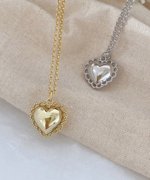 SONA（ソナ）の「SONYUNARA ハートモチーフシルバーネックレス（ネックレス・レディース・シルバー・FREE）」の2枚目の写真