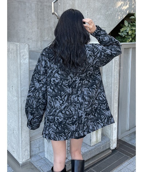ENVYM(アンビー)の「ジャガードハーフCT(その他アウター・レディース・ホワイト/ブラック・FREE)」の15枚目の写真