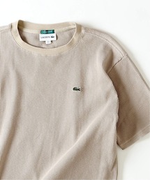 LACOSTE | ◆【LACOSTE / ラコステ】 別注コットンリネン ワッフルTシャツ(Tシャツ/カットソー)