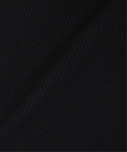 LACOSTE（ラコステ）の「【LACOSTE / ラコステ】 別注コットンリネン ワッフルTシャツ（Tシャツ/カットソー・メンズ・ホワイト/ブラック/ベージュ/カーキ・4/6/3/5）」の22枚目の写真