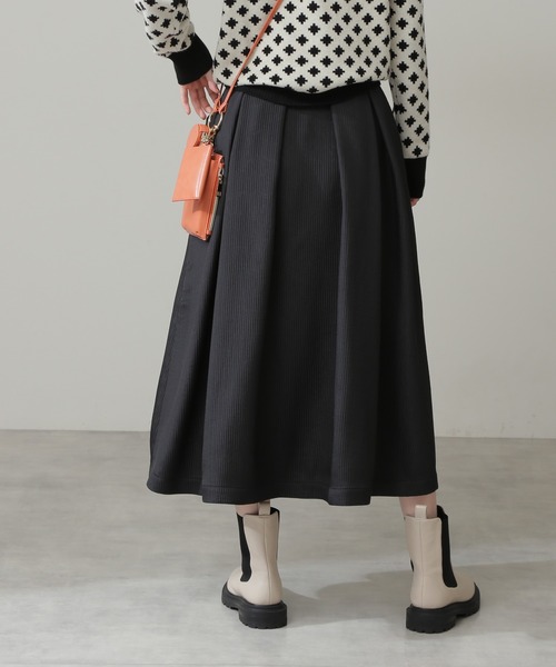 N.（N. Natural Beauty Basic）（エヌエヌナチュラルビューティーベーシック）の「【S Size Line】◆アウトポケットスカート（スカート・レディース・ブラック・SMALL/MEDIUM）」の9枚目の写真