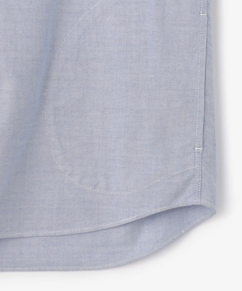 DANTON（ダントン）の「DANTON | オックスフォード バンドカラーシャツ WOMEN（シャツ/ブラウス・レディース・ブルー/ホワイト・34/36/38）」の11枚目の写真