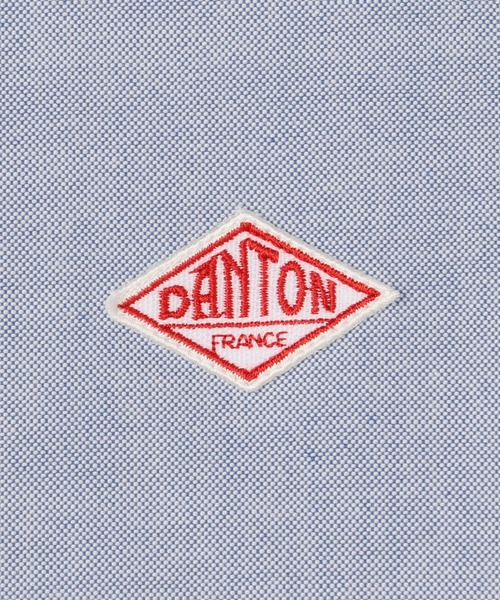 DANTON（ダントン）の「DANTON | オックスフォード バンドカラーシャツ WOMEN（シャツ/ブラウス・レディース・ブルー/ホワイト・34/36/38）」の13枚目の写真