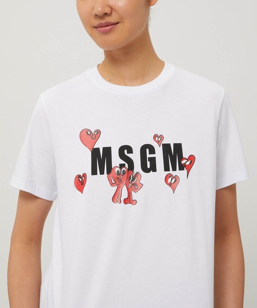 【MSGM】 エムエスジイエム ロゴ Tシャツ 楽天市場】MSGM エムエスジーエム Logo T-Shirt Tシャツ ロゴT