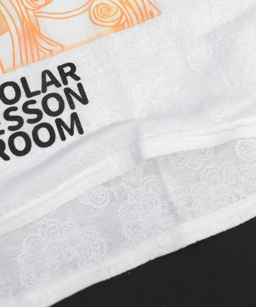 ScoLar（スカラー）の「アップリケスカラーちゃんジャガードロングスリーブTシャツ（Tシャツ/カットソー・レディース・グリーン/ブラック/オフホワイト・M）」の15枚目の写真