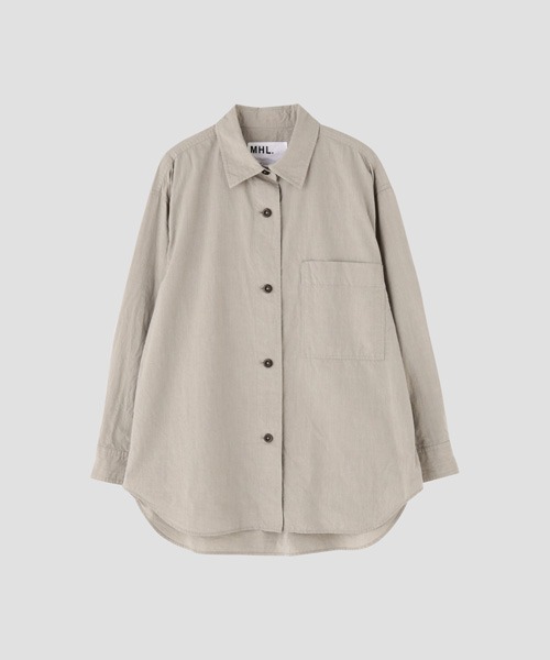 MHL.（エムエイチエル）の「NATURAL COTTON CHAMBRAY（シャツ