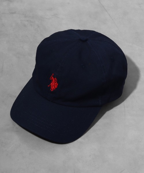 U.S. POLO ASSN.（ユーエスポロアッスン）の「【U.S. POLO ASSN./ユーエスポロアッスン】ポニー ウォッシュツイル ベースボールキャップ（キャップ・メンズ・ブラック/カーキ/ネイビー/ベージュ/マスタード/バーガンディー/ダークオリーブ/ホワイト・FREE）」の6枚目の写真