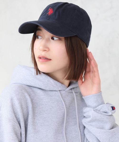 U.S. POLO ASSN.（ユーエスポロアッスン）の「【U.S. POLO ASSN./ユーエスポロアッスン】ポニー ウォッシュツイル ベースボールキャップ（キャップ・メンズ・ブラック/カーキ/ネイビー/ベージュ/マスタード/バーガンディー/ダークオリーブ/ホワイト・FREE）」の17枚目の写真