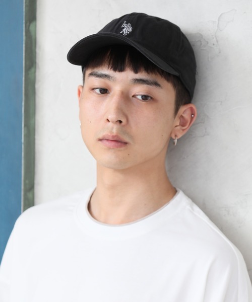 U.S. POLO ASSN.（ユーエスポロアッスン）の「【U.S. POLO ASSN./ユーエスポロアッスン】ポニー ウォッシュツイル ベースボールキャップ（キャップ・メンズ・ブラック/カーキ/ネイビー/ベージュ/マスタード/バーガンディー/ダークオリーブ/ホワイト・FREE）」の10枚目の写真