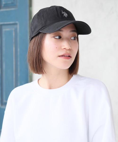 U.S. POLO ASSN.（ユーエスポロアッスン）の「【U.S. POLO ASSN./ユーエスポロアッスン】ポニー ウォッシュツイル ベースボールキャップ（キャップ・メンズ・ブラック/カーキ/ネイビー/ベージュ/マスタード/バーガンディー/ダークオリーブ/ホワイト・FREE）」の12枚目の写真
