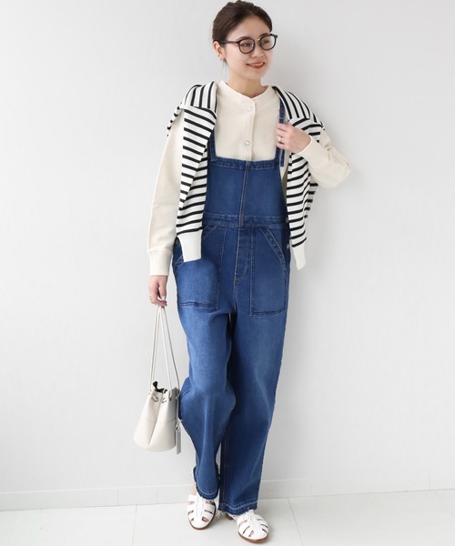 JOURNAL STANDARD relume（ジャーナルスタンダード　レリューム）の「デニムサロペット◆（サロペット/オーバーオール・レディース・ブラック/ネイビー・36/38）」の16枚目の写真